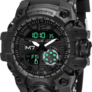 Special Summer Collection Water Resistant Upto 5ATM Analog-Digital Watch - For Men M7-1509-BLACK Chronograph